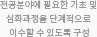 전공분야에 필요한 기초 및 심화과정을 단계적으로 구성