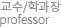 교수 professor